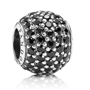 Pandora Black Pave Lights Charm